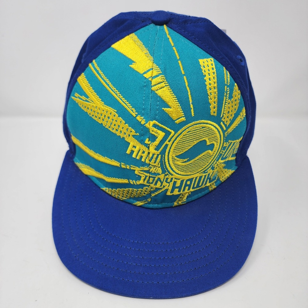 Tony Hawk Hat L/XL Skateboard Graphic Flat Brim A-Flex Blue Teal New